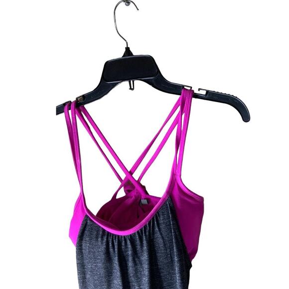 Athleta Activewear Dress Hidden Agenda Women's Size Small Sport Bra Strappy - Picture 7 of 10